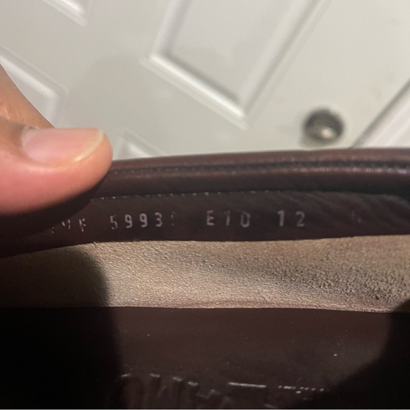 Salvatore Ferragamo Dark Brown Loafers Sz 12 D - Picture 15 of 16